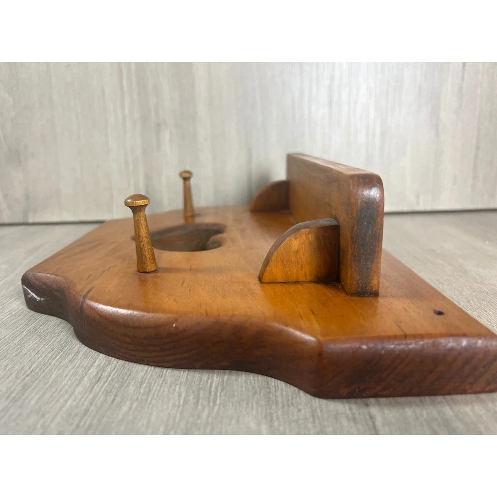 Handmade vintage wooden
